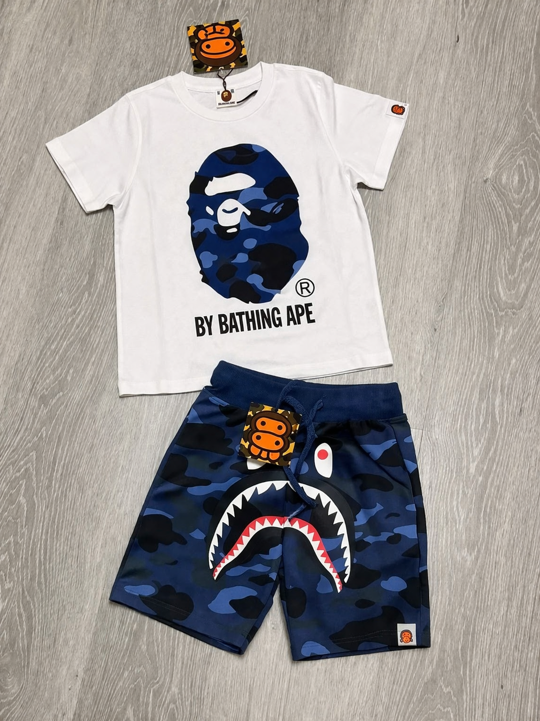 Big face ape 2 piece short set
