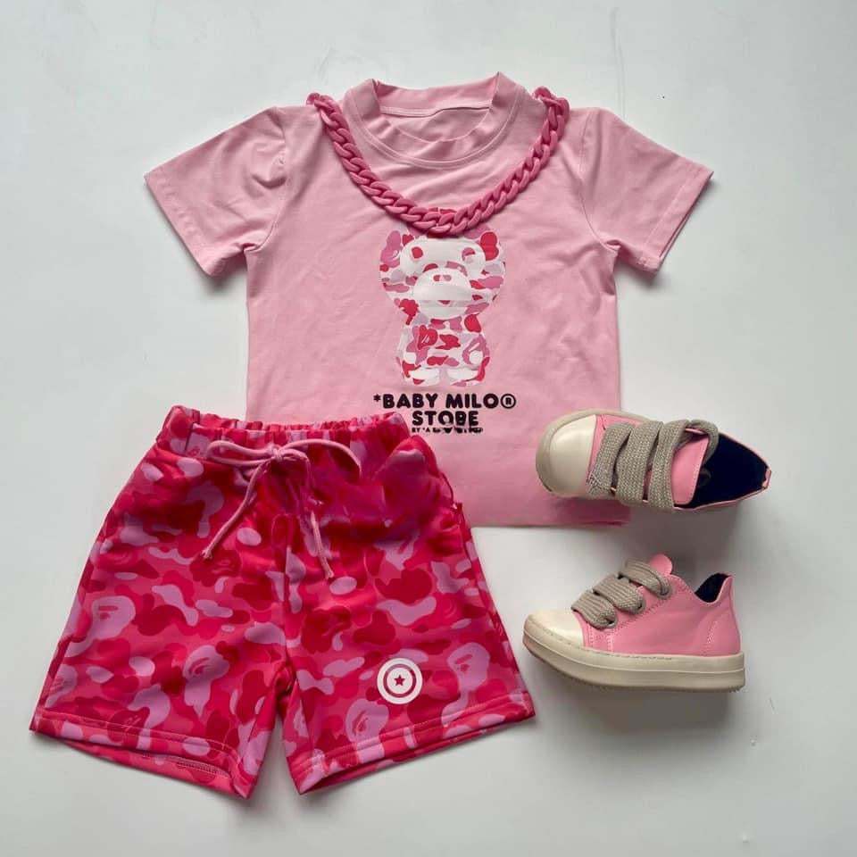 Pinky “Milo” short set